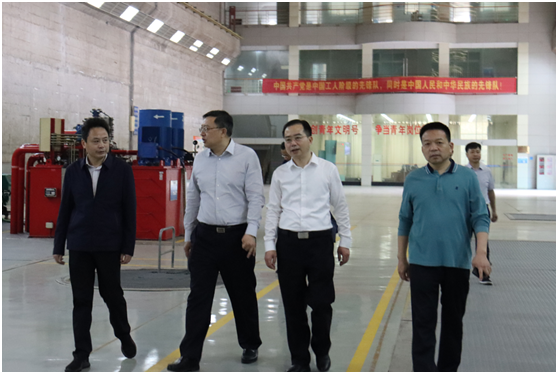 省国资委党委委员、副主任毛育新带队赴爱游戏官方网站-爱游戏(中国)株洲航电分公司开展安全生产督查
