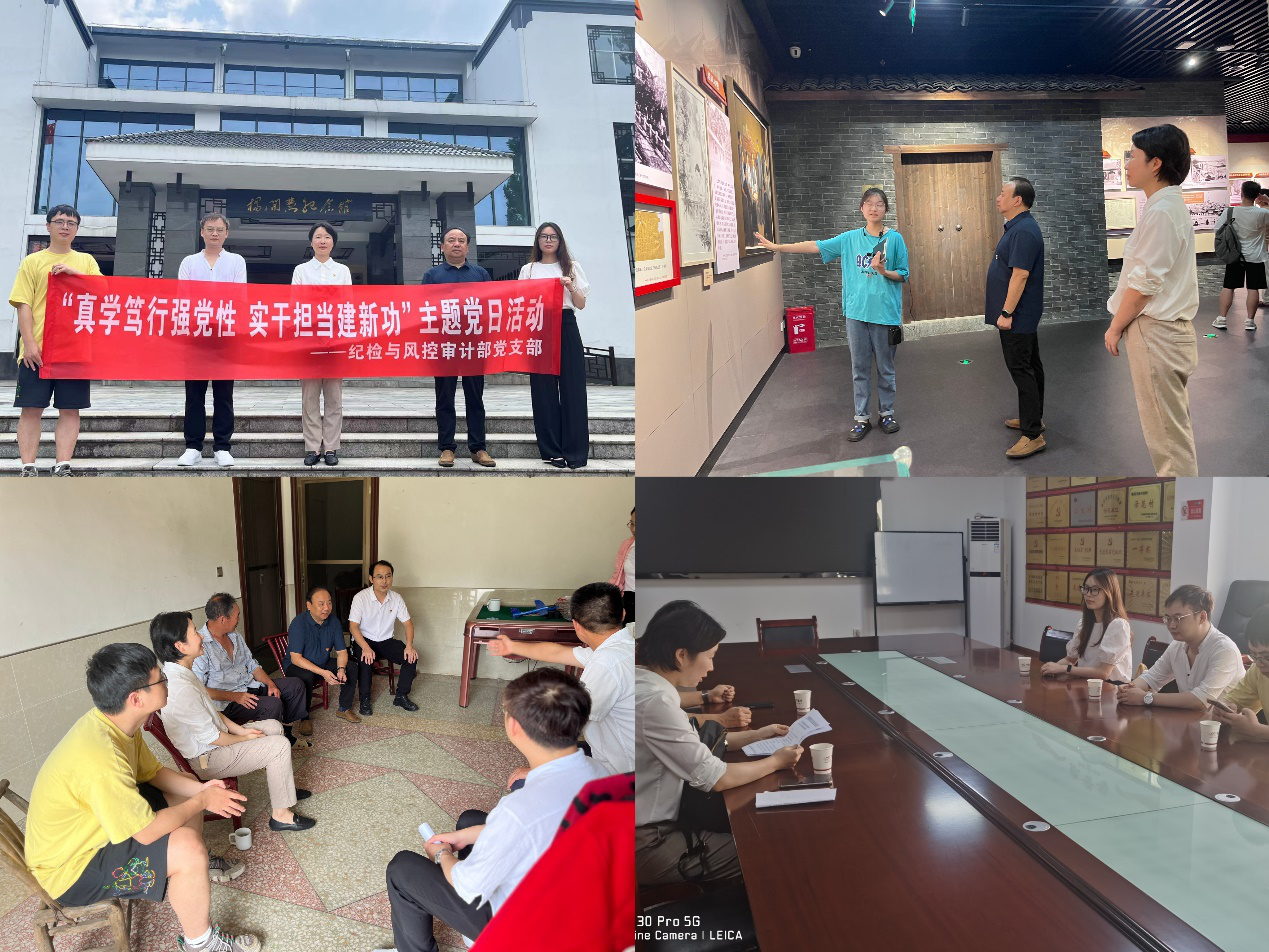 爱游戏官方网站-爱游戏(中国)纪检与风控审计部党支部开展“真学笃行强党性 实干担当建新功”主题党日活动