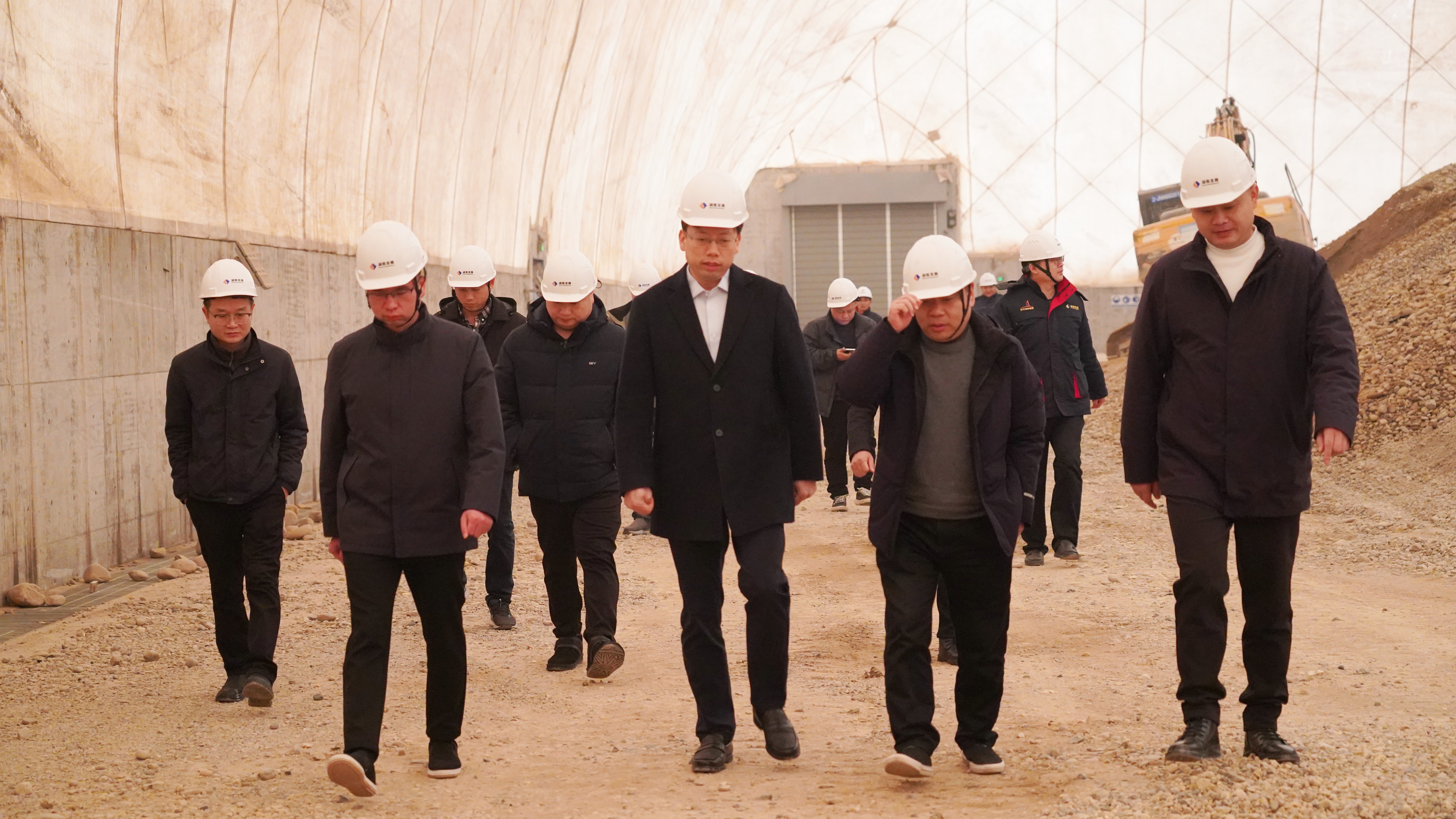 沅江市委副书记张心镜一行调研爱游戏官方网站-爱游戏(中国)机制砂和砂石集散中心项目